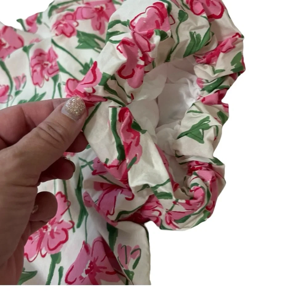 Entro Naturally Chic Floral Print mini dress size XL - Picture 5 of 9